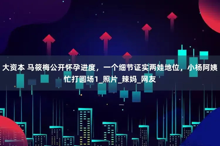 大资本 马筱梅公开怀孕进度,一个细节证实两娃地位,小杨阿姨忙打圆场1_照片_辣妈_网友